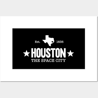 Houston Texas Space City Posters and Art